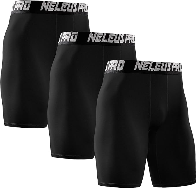 Neleus Men’s Performance Compression Shorts