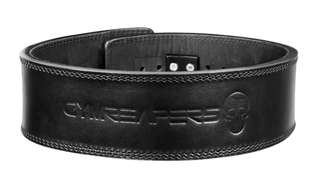 GYMREAPERS Black 13mm Lever Belt