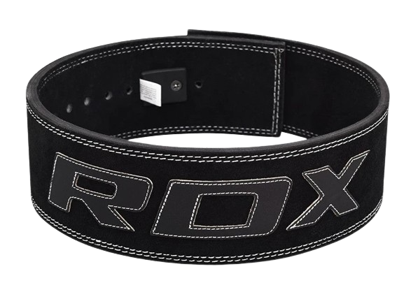 RDX 4" Powerlifting Leather Gym Belt