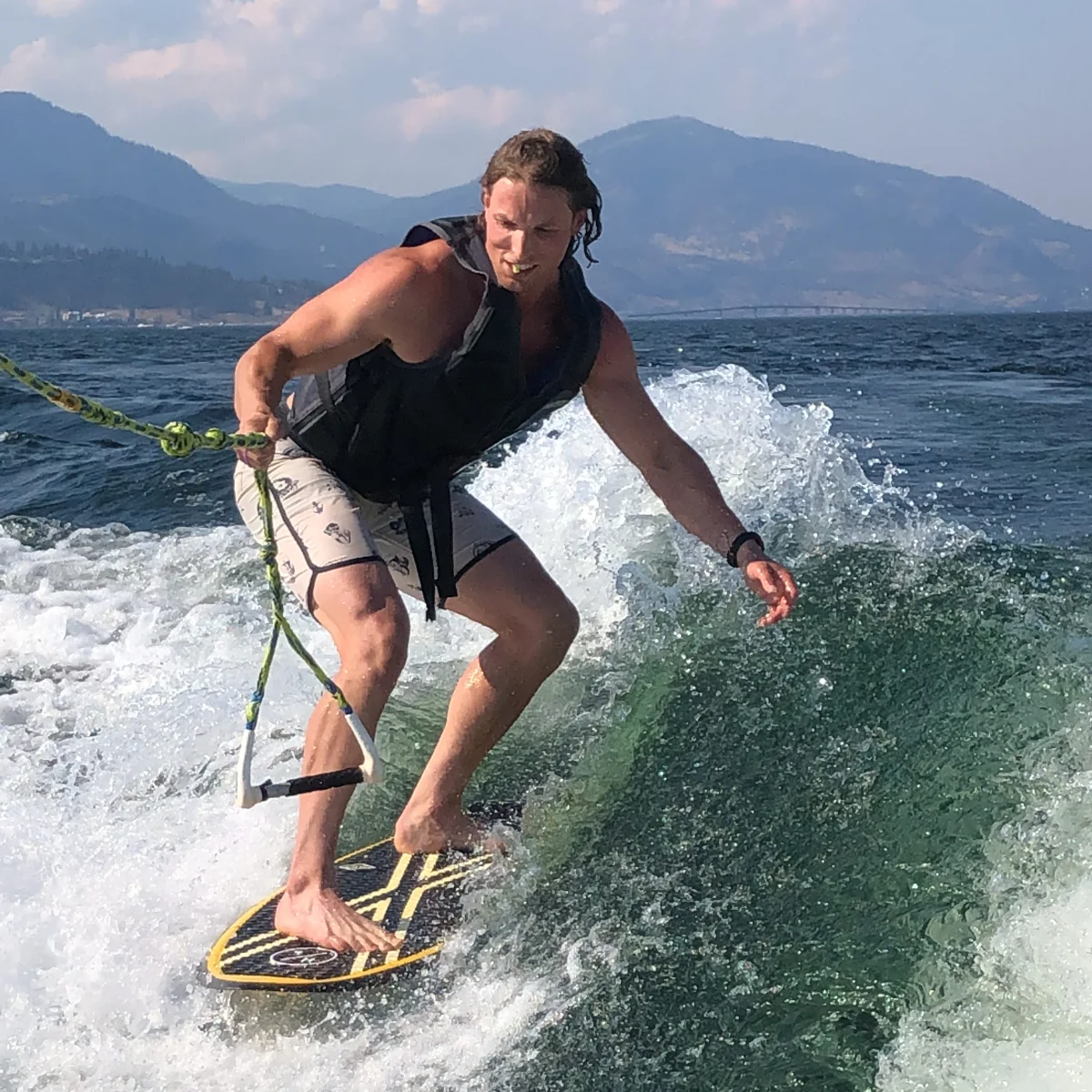 David Sasha Schulz surfing